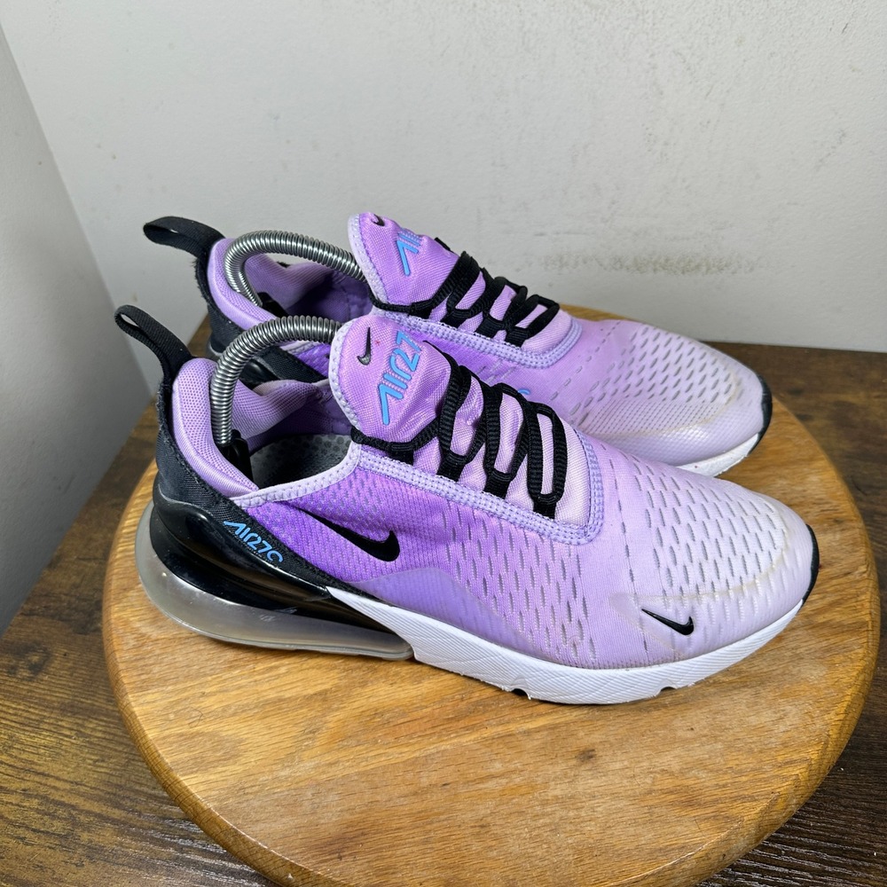 Nike Air Max 270 Womens Purple Black Running Shoes DZ5206-500 Size 10